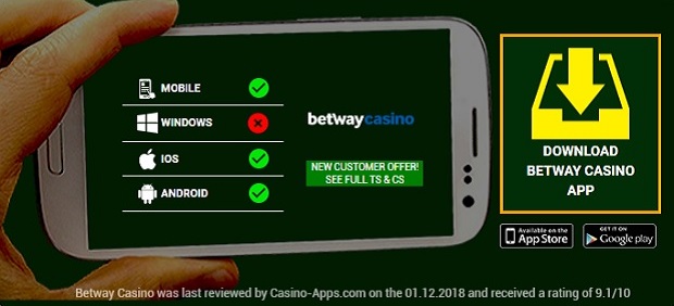 Betway Casino-mobile app