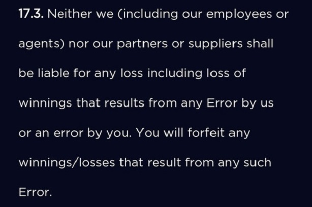 Genesis Casino-errors