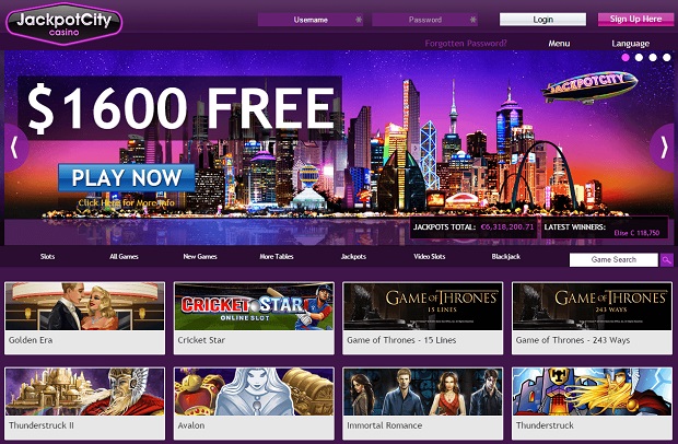 JackpotCity Casino-online version