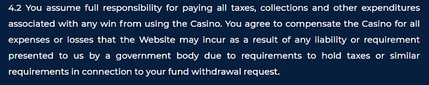 Wazamba Casino-payment-of-taxes 